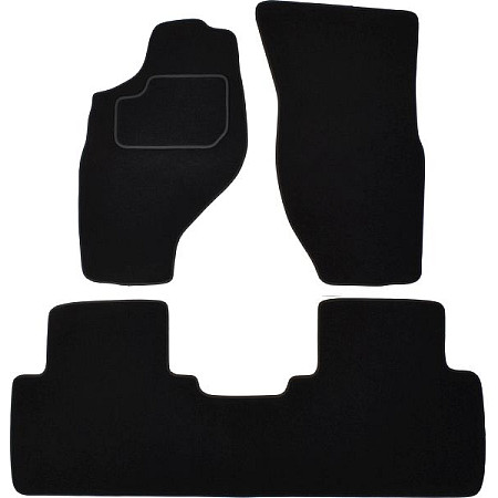 Covoras podea textil Floor mats Velours 3 pcs front/rear set colour neagra NISSAN TERRANO II 10.92-09.07 Off-road / SUV 5 places MAMMOOTH MMT A041 NIS275 PRM 01