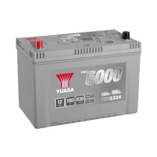 Acumulator Pornire Battery YUASA 12V 100Ah/830A YBX5000 Silver High Performance SMF L+ standard 303x173x225 B01 starting YUASA YBX5334