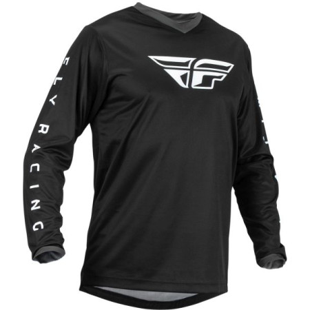 Camasa off-road T-shirt off road FLY RACING F-16 colour neagra/white size 2XL FLY FLY 376-9212X