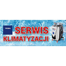 Unelte pentru intretinerea sistemului de A C TEXA Banner reclama ap clima KONFORT seria 7xx Dimensiuni 200x80 cm BANER