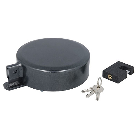 Set suport, rezervor combustibil Anti-theft cover for fuel filler cap with flap padlock diameter: 80mm CARGOPARTS CARGO-ZP030