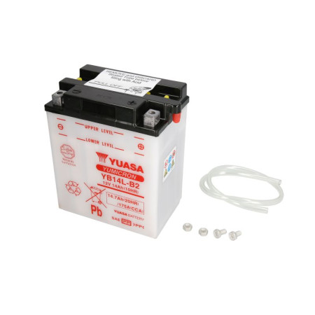 Acumulator Pornire yuasa Acumulator 12V 14Ah 190A dimensiunea socul de curent 136x91x168 cantitate de electrolit 0.9 poli + / aerisire P / P YUASA YB14L-B2 YUASA