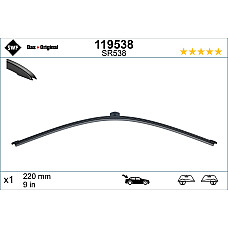 Lamela stergator Wiper blade Flat rear 1pcs 220mm RENAULT MEGANE E-TECH 11.21- SWF SWF 119538