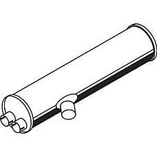 Amortizor zgomot mijloc/spate Toba finala esapament MERCEDES DINEX DIN50371