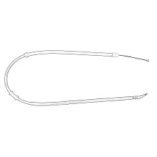 Cablu, frana de parcare Handbrake cable rear R 1506mm/1291mm  ABARTH 500 / 595 / 695 500C / 595C / 695C FIAT 500 500 C PANDA 0.9/1.4 10.06- OE FIAT 51826363