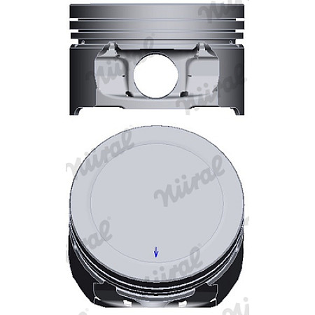 Piston 785 STD CITROEN BERLINGO BERLINGO MULTISPACE BERLINGO/MINIVAN C2 C3 I C3 PLURIEL C4 C4 I C4 II SAXO XSARA XSARA PICASSO PEUGEOT 1007 1.6/1.6ALK/1.6LPG 02.96- NURAL 87-139400-00