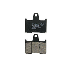 Set placute frana,frana disc Brake pads front/rear intended use: offroad/route/scooters material: organic 571x597x8mm HONDA CB KAWASAKI GTR ZX-14R ZX-7RR ZZR MZ/MUZ 1000 SUZUKI GSF 400-1400 1996-2020 TRW AUTOMOTIVE MCB691