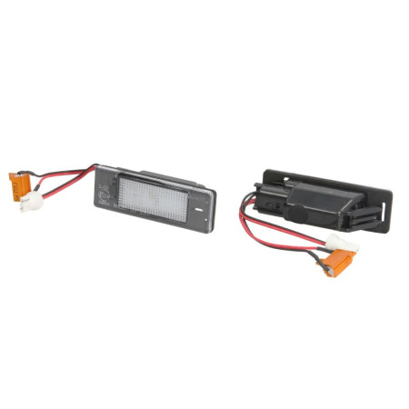 Elemente iluminare Licence plate lamp LED ligght colour: white set 12V with road approval MERCEDES VITO / MIXTO W639 CITROEN BERLINGO MULTISPACE BERLINGO/MINIVAN C2 C3 II C3 PLURIEL C4 I 08.92- M-TECH CLP037