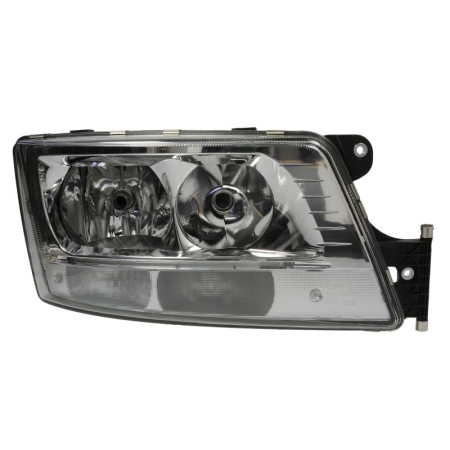 Farul departe R 2*H7 2*LED PY21W electric with motor daytime running light insert colour chromium plated EURO 6 fits MAN TGS I TGX 0916 0921 GIANT 131 MA50314ER