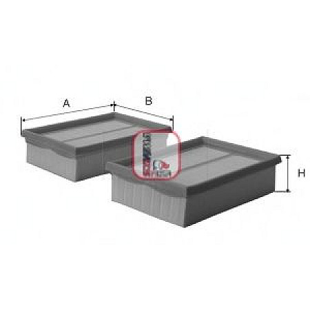 Filtru aer SOFIMA S 0302 A