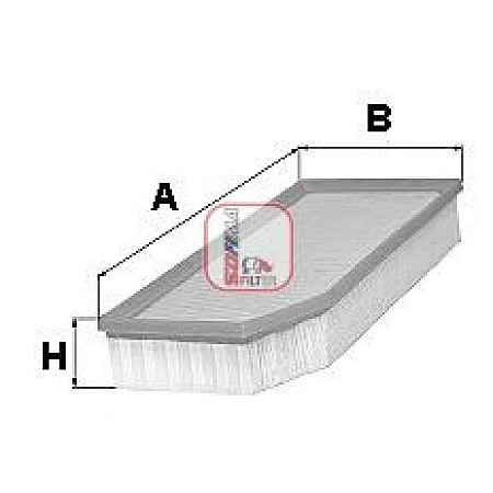 Filtru aer SOFIMA S 3355 A