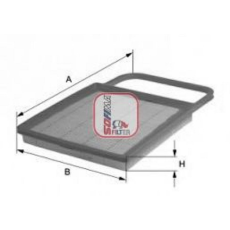 Filtru aer SOFIMA S 3604 A