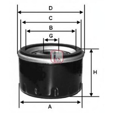 Filtru ulei SOFIMA S 4030 R