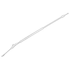 Cablu, deblocare usi Door cable front L/R VW PASSAT B6 03.05-01.12 OE VW 3C8 837 017A