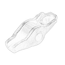 Culbutor, tren supape Rocker lever CHRYSLER 200 300C PACIFICA TOWN &amp; COUNTRY VOYAGER V DODGE CHALLENGER CHARGER DURANGO GRAND JOURNEY FIAT FREEMONT JEEP GRAND CHEROKEE IV 3.6/3.6ALK/3.6LPG 09.10- CHRYSLER 05184296AH
