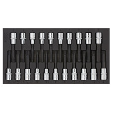 Unelte (inserturi) pentru carucioare Introduceti tava cu instrumente pentru carucior 1/2 setul de instrumente 21 szt. dimensiune cartus: 190x370 mm SONIC 302104