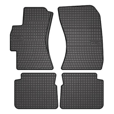 Set covorase cauciuc Floor mats Rubber 4 pcs BASIC front/rear set colour neagra SUBARU FORESTER LEGACY V OUTBACK 09.09- Saloon / Station wagon / SUV FROGUM MMT A040 0892