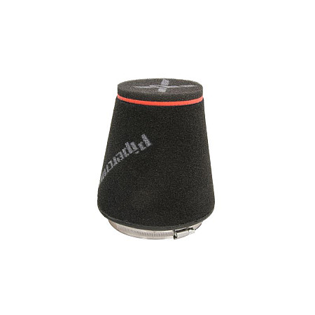 Filtru universal (con, airbox) Universal filter cone airbox filter length: 190mm outer diameter of the base: 150mm flange diameter 110mm PIPERCROSS TUC0181