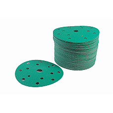 Abrazivi discuri abrazive pe folie 6 +1 gauri / pe rzep/d150mm/P100 pretul pe pachet de 100 SUNMIGHT SUN53007