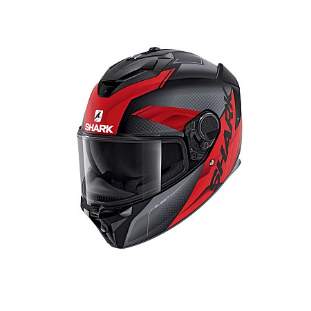 Cati integrale Casca casca cu fata intreaga SHARK SPARTAN GT ELGEN culoare antracit/rosu marime XS unisex SHARK HE7067E-KAR-XS
