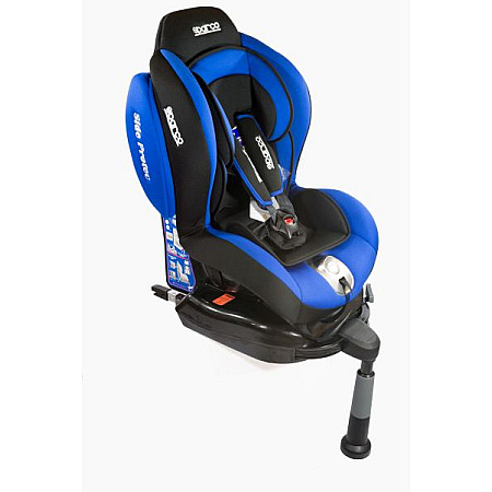 Scaun copil Car seat F500i ECE R44/04 9-18 kg. Blue/Grey perforated polyester / plastic / polyester / stainless steel ISOFIX SPARCO SPRO 500IBL