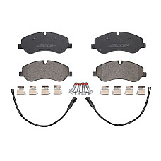 Set placute de frana Fata cu suplimente FORD TOURNEO CUSTOM V362 TRANSIT CUSTOM V362 TRANSIT V363 1.0H-2.2D 04.12- BRECK 25602 00 703 00