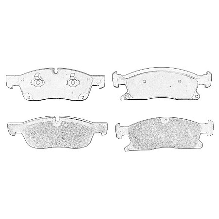 Set placute frana,frana disc Brake pads set front  JEEP GRAND CHEROKEE GRAND CHEROKEE IV 3.0D 01.11- CHRYSLER 68052370AF