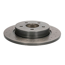 Disc frana Brake disc BREMBO Xtra 1pcs Drilled rear  L/R outer diameter 271 mm thickness 11 mm FORD FOCUS III FOCUS III/KOMBI 1.0-Electric 07.10-02.20 BREMBO 08.A725.1X