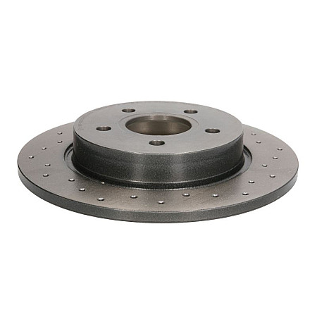 Disc frana Brake disc BREMBO Xtra 1pcs Drilled rear  L/R outer diameter 271 mm thickness 11 mm FORD FOCUS III FOCUS III/KOMBI 1.0-Electric 07.10-02.20 BREMBO 08.A725.1X