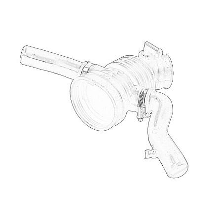 Palnie, filtru de aer teava de conectare a filtrului de aer CHEVROLET AVEO / KALOS 1.2/1.2LPG 03.05- OE OPEL 96813397