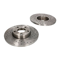 Disc frana de performanta High efficiency brake discs 2 buc SPEEDMAX Cut Driled fata L R diametru exterior 288 mm grosime 15 fits AUDI 100 C4 A4 B5 A6 18 25D 1290 0901 5201 01 0311PTUOTUV