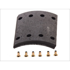 Placute de frana, frana tambur Ferodou sabot frana . Dimensiuni mari de 2mm BPW ROULUNDS RL001807N20A8