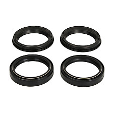Set etansare suspensi fata Complete set of oil and dust gaskets for the front suspension oil 47 x 58 x 10 quantity per packaging: 4pcs BUELL HELICON XB12X HONDA CR CRF HUSQVARNA CR 125-1700 1997-2017 PIVOT WORKS PWFSK-Z002