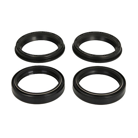 Set etansare suspensi fata Complete set of oil and dust gaskets for the front suspension oil 47 x 58 x 10 quantity per packaging: 4pcs BUELL HELICON XB12X HONDA CR CRF HUSQVARNA CR 125-1700 1997-2017 PIVOT WORKS PWFSK-Z002
