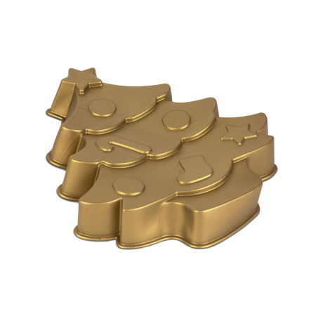 Form de copt din silicon - brad - 28 x 25 x 4,5 cm