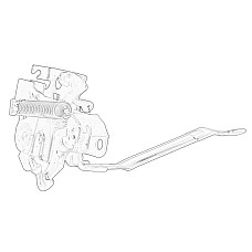 Inchizatoare capota Incuietoare capota motor TOYOTA AURIS 10.12-12.18 OE TOYOTA 53510-02480