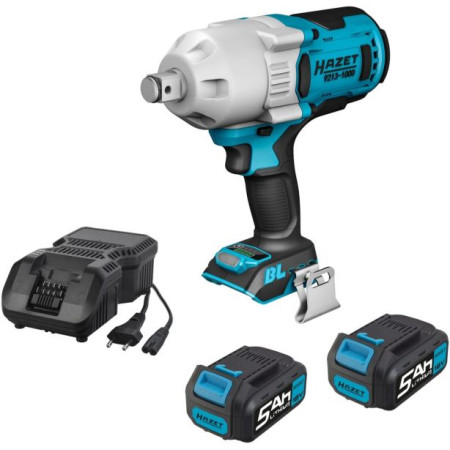 Pistol de impact pneumatic sursa de alimentare: pe baterii Pivot in patru puncte cuplu maxim: 1400Nm 18V 0 x 5Ah HAZET HAZ 9213-1000/4