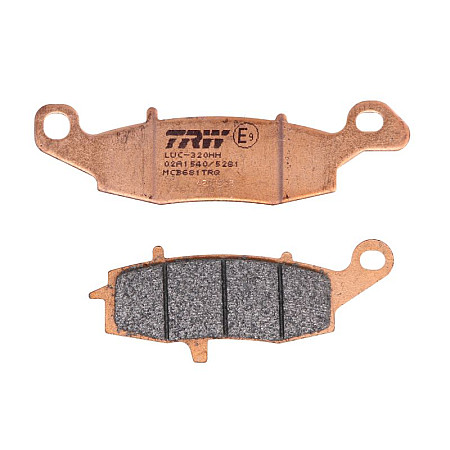 Set placute frana,frana disc Brake pads front intended use: racing material: sinter-TRQ 374/444x1092/1335x83mm KAWASAKI ER-6F GPZ KLE KLV Z ZR ZR-7 ZRX SUZUKI DL GS GSF GSR GSX SFV 400-1100 1995-2021 TRW AUTOMOTIVE MCB681TRQ