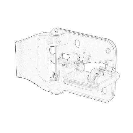Inchizatoare capota Incuietoare capota motor partea de sus  SKODA RAPID 07.12- OE SKODA 5JA 823 186C