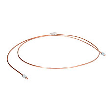 Furtun frana, instalatia de aer comprimat Furtun/conducta de frana cupru 104/105 lungime 2100mm WP WP-398