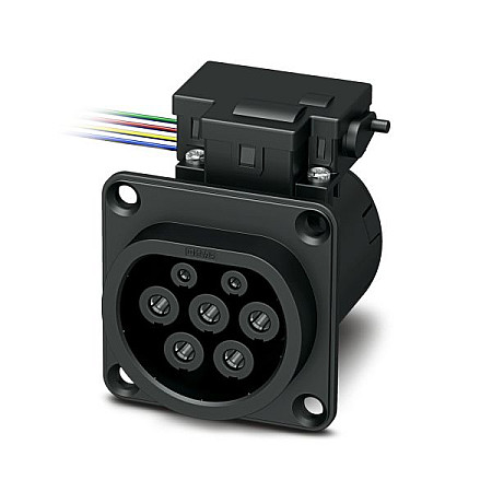 Priza de incarcare, vehicul electric Infrastructural charging socket with lock servomotor CHARX Connect 1pcs PHOENIX CONTACT PHX1164300