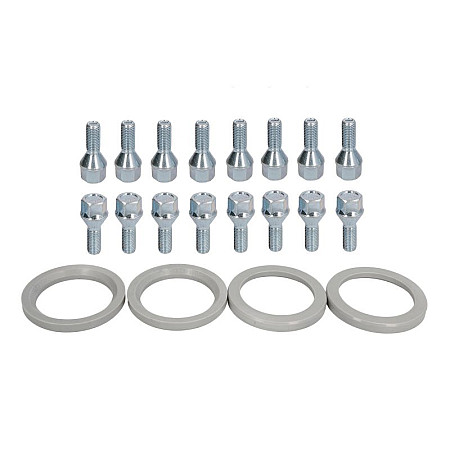 Trusa de montare a jantei de aliaj Fitting kit M 72x541 B M12x15x27 K19 1 kit / 4 wheels - B/N qty 16 MAK MAK 8000000733