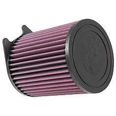 Panou de filtrare (cartus) Filtru aer sport   Round dl  143mm szer  78mm wys 171mm  MERCEDES A W176 A W177 CLA C117 CLA C118 CLA SHOOTING BRAKE X117 CLA SHOOTING BRAKE X118 GLA X156 2.0 06.13- K&amp;N FILTERS E-0661