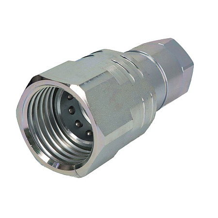 Cuplaj hidraulic EN mushroom-shaped valve drept 100l/min. FASTER VV 34 GAS F