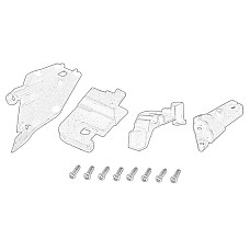 Suport reflector Element de fixare far fata L fits OPEL CORSA 10 16 0914 13453623