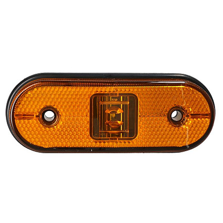 Lampa gabarit Outline marker lights L/R UNIPOINT I orange LED height 44mm width 119mm depth 18mm surface no hanger 24V no fitting screws no wire with socket UNIPOINT I ASPOCK A21-2000-154