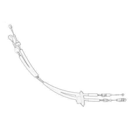 Cablu,transmisie manuala Gearshift level cable L/R FIAT 500 500 C 0.9 09.09- OE FIAT 55229289