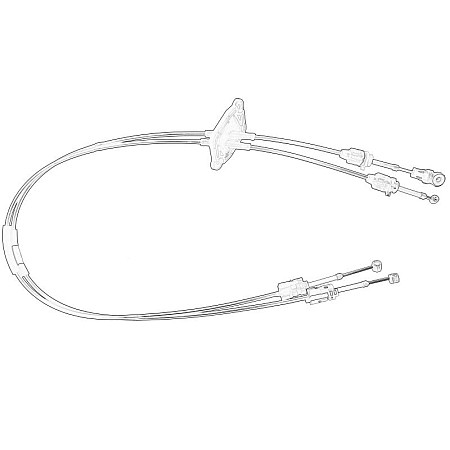 Cablu shimbator viteze Set cabluri timonerie Renault Master III 2.3 dCi OE RENAULT 34 93 591 79R