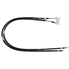 Cablu, frana de parcare Handbrake cable rear L/R 1235mm/1040mm OPEL COMBO TOUR COMBO/MINIVAN 1.3D-1.7D 10.01- ABE C7X009ABE