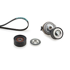 Set curea transmisie cu caneluri Set cu curea multi-V cu intinzator MAN HOCL LIONS CITY LIONS CLASSIC NG NL NU SG SU D2866LUH22-E2876LUH07 08.96- GATES GATK018PK1495HD